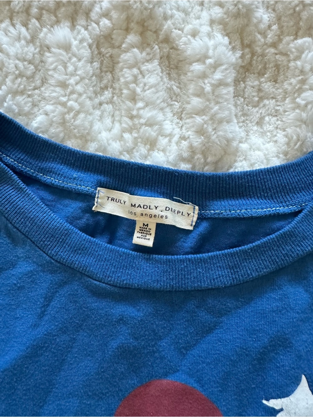 Urban Outfitters Blue Yosemite Graphic Tee with White Lettering - Picture 3 of 3